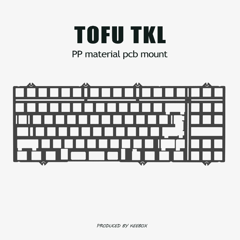 Esports Pc Gaming - Плата позиционирования клавиатуры TOFU TKL, алюминиевая,