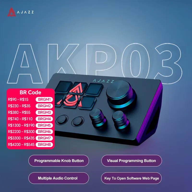 Elgato Stream Deck - AJAZZ AKP03E/AKP153E Настольный контроллер-мини-клавиатура, проводное подключение,