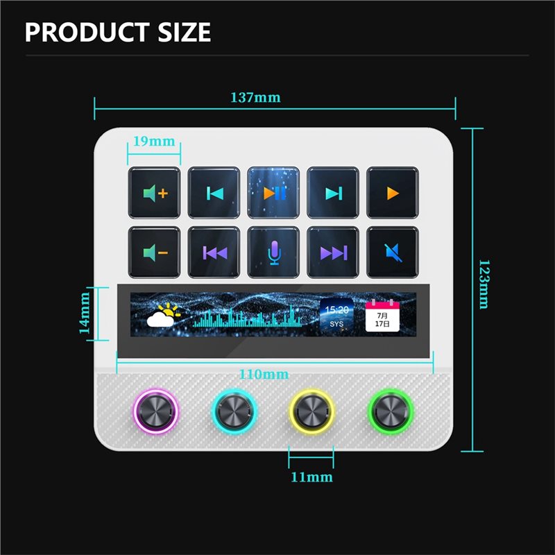 Контроллер Stream Deck Mirabox – обзор и цена Elgato Stream Deck