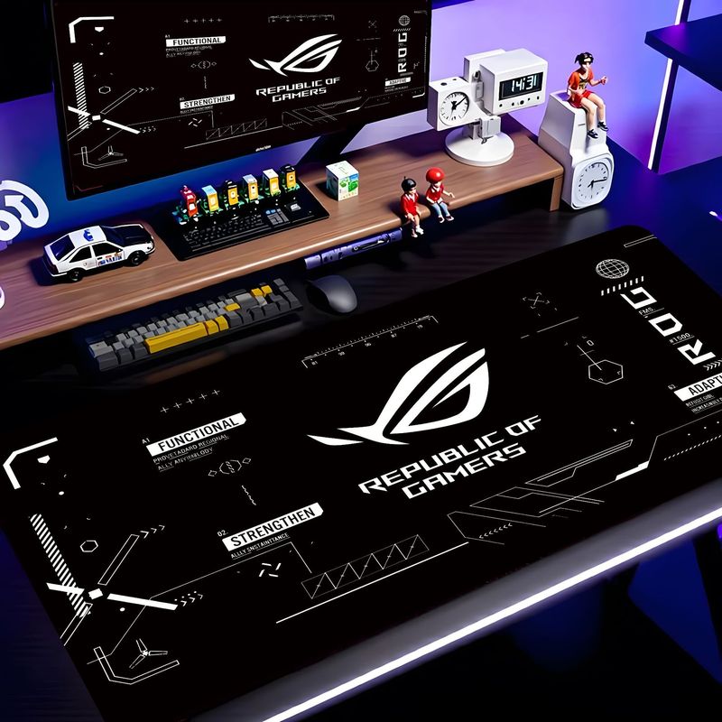 Коврик для стола VIKAMA Black  – обзор и цена Esports Gaming Logos