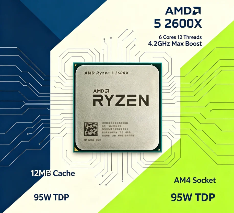 Процессор AMD R5 2600X 12 нм A – обзор и цена Esports Pc Gaming